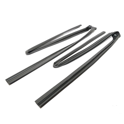 Set of 2 Rear Door Window Glass Run Channel Seals for Honda Accord (2008–2011)