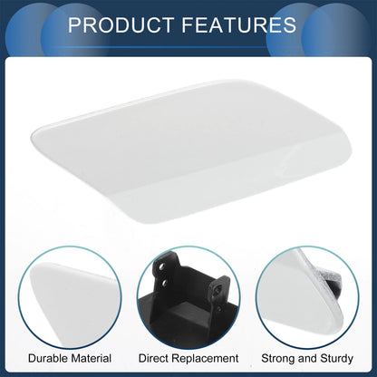 Front Right Washer Nozzle Cover Cap for VW Golf MK7 (2013–2016) 1 Pcs White
