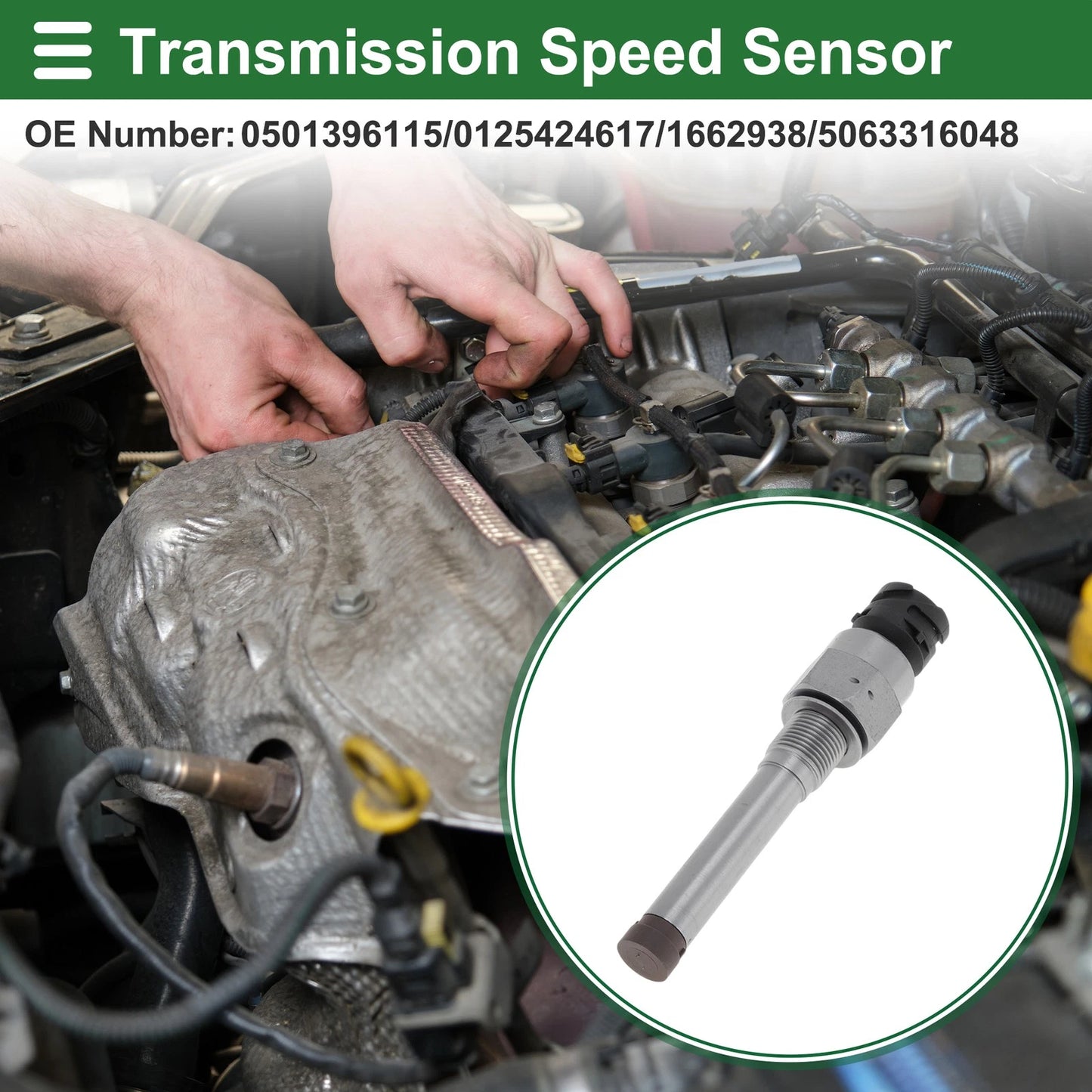 1 Pc Transmission Speed Sensor for Volvo VNL 670 (2003-2019)