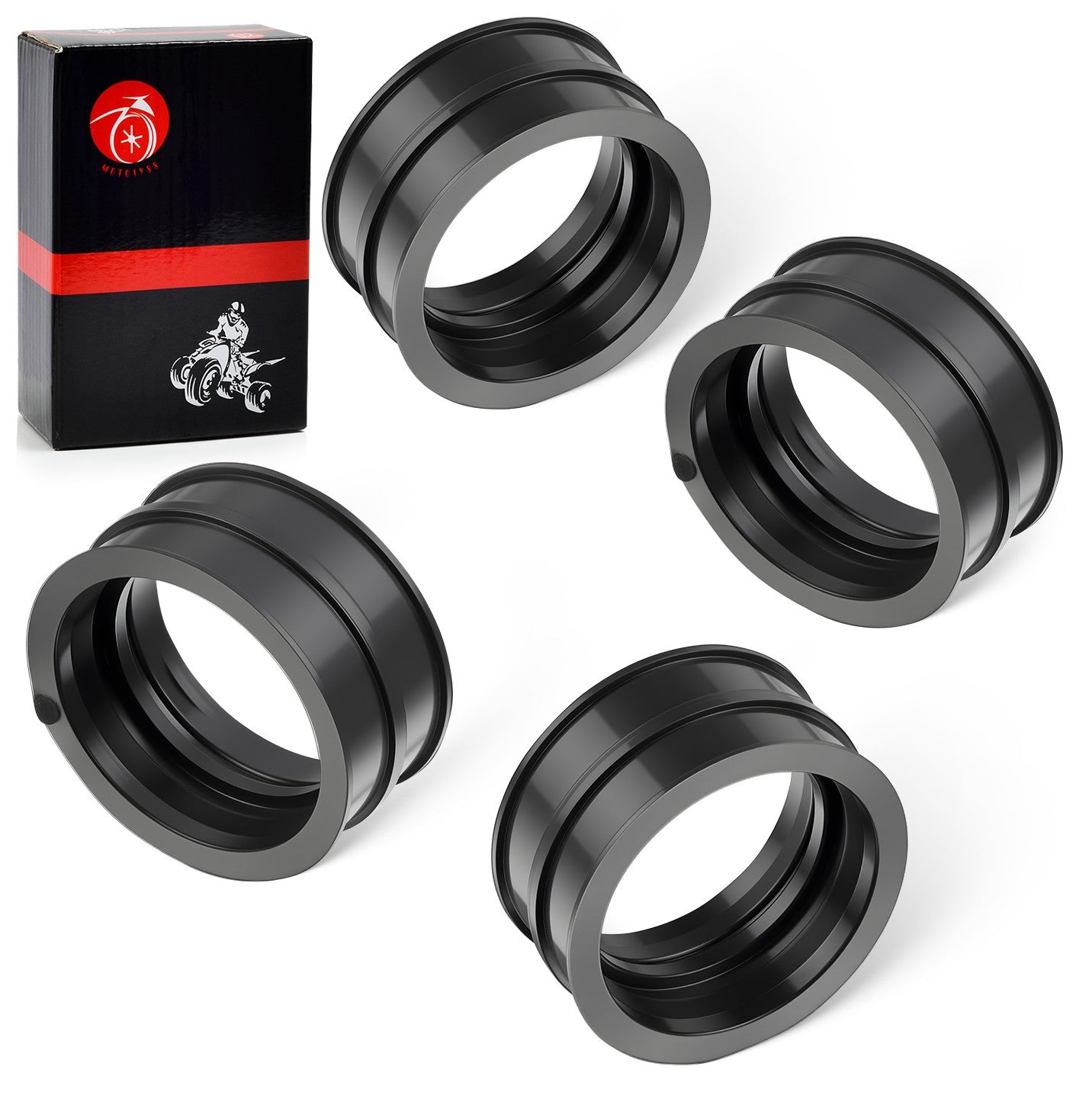 Set of 4 Carb Insulator Boots for Honda V65 Magna & Interceptor (1984–1985)