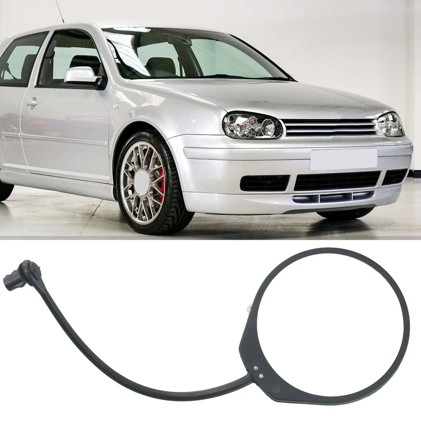 Inner Cap Cord Rope Cable Strap Tether Black Rubber for Car