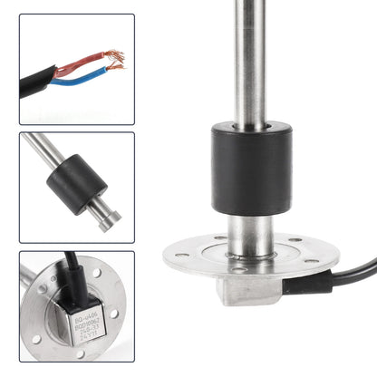 Fuel Sending Unit and Gauge Kit 240-33 Ohm 15.98" for Boat Car Truck