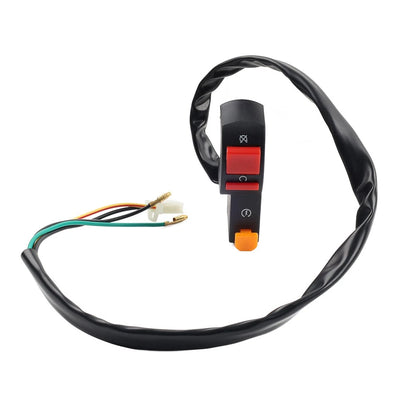 Universal 12V Handlebar ON/OFF Switch for Motorcycle Scooter Dirt Bike (7/8")
