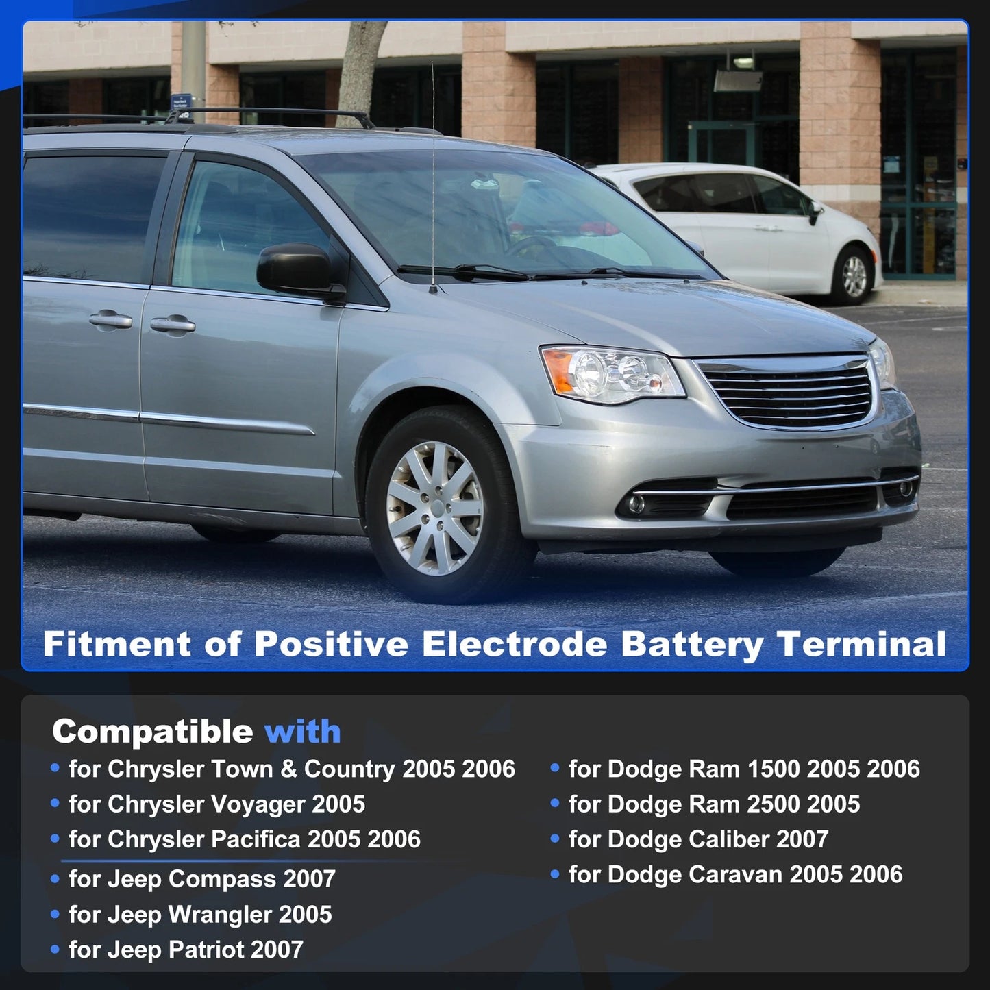 Electrode Positive Battery Terminal for Chrysler Town & Country (2005–2006) 926496