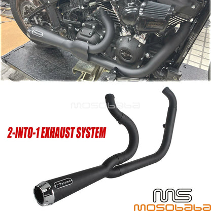 Exhaust System Kit for Harley Softail Low Rider FXLR Deluxe Fat Bob (2018-2023)