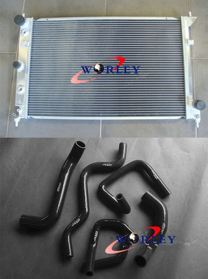 3 Row Radiator with Red Hose for Ford Falcon BA BF XR6 V6 (2002–2008)
