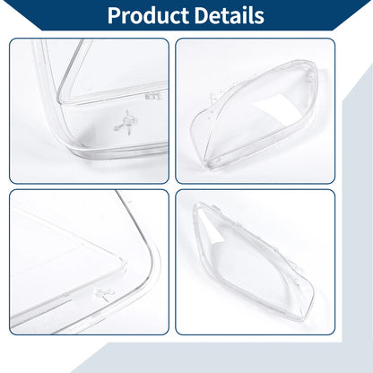 1 Pc Headlight Lens Cover for Mercedes-Benz ML350 (2012–2015) No.A1668207360