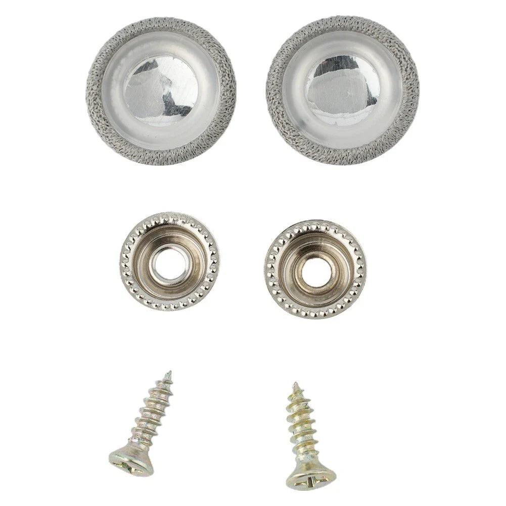 2 x Ceiling Car Roof Buckle Gray Push Pins