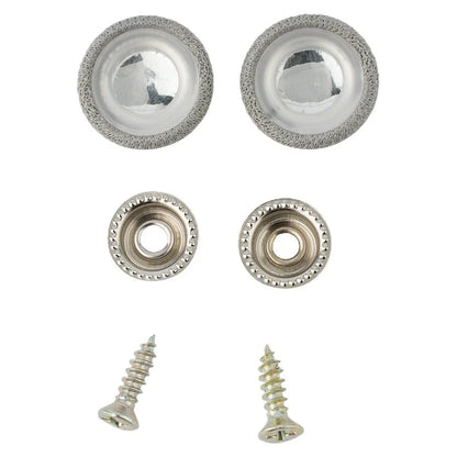 2 x Ceiling Car Roof Buckle Gray Push Pins