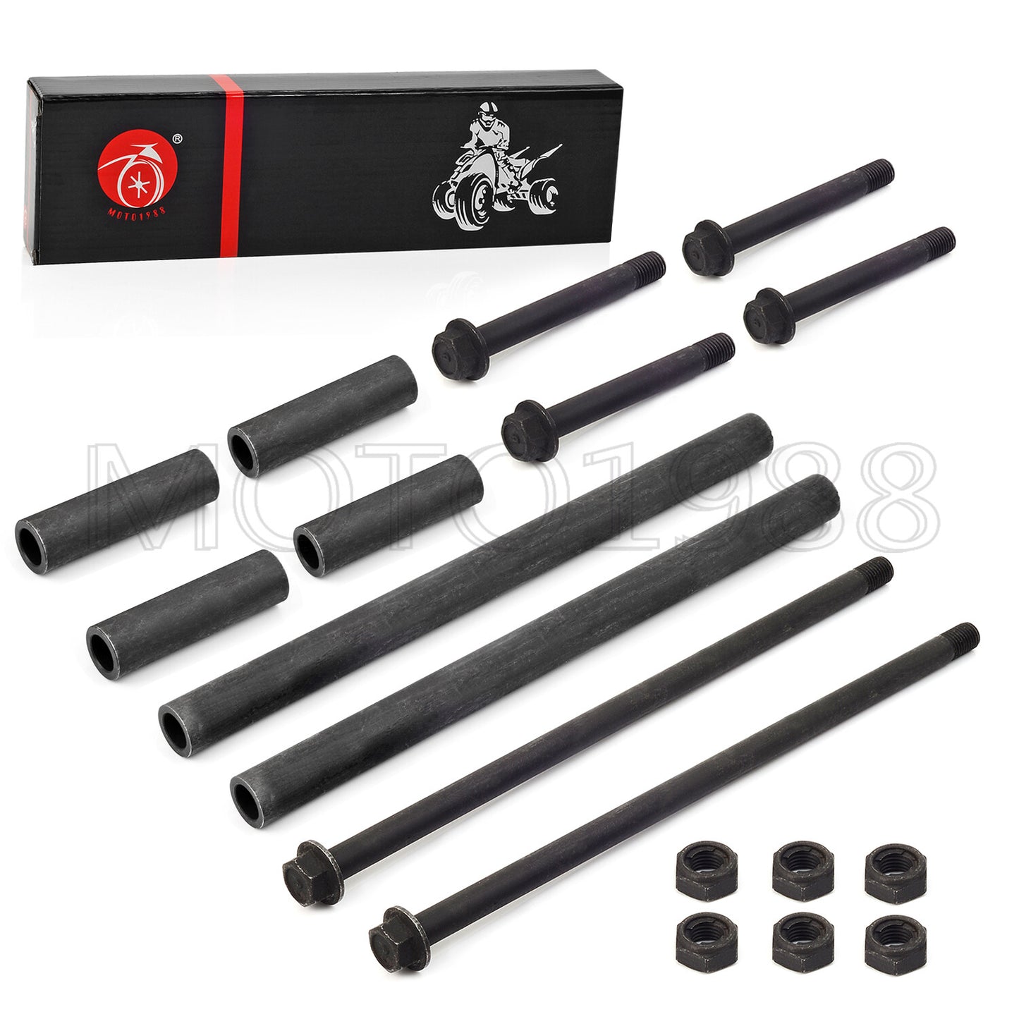 Upper Lower Front Arm Bushing Bolts for Yamaha Banshee 350 (1987–2006)