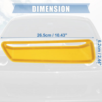 Engine Hood Air Conditioner Outlet Cover Trim Yellow for Dodge Challenger (2015-2023)