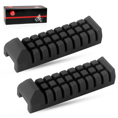 2X Rubber Foot Peg Rest for Suzuki QuadSport LT80 (1987–2006)