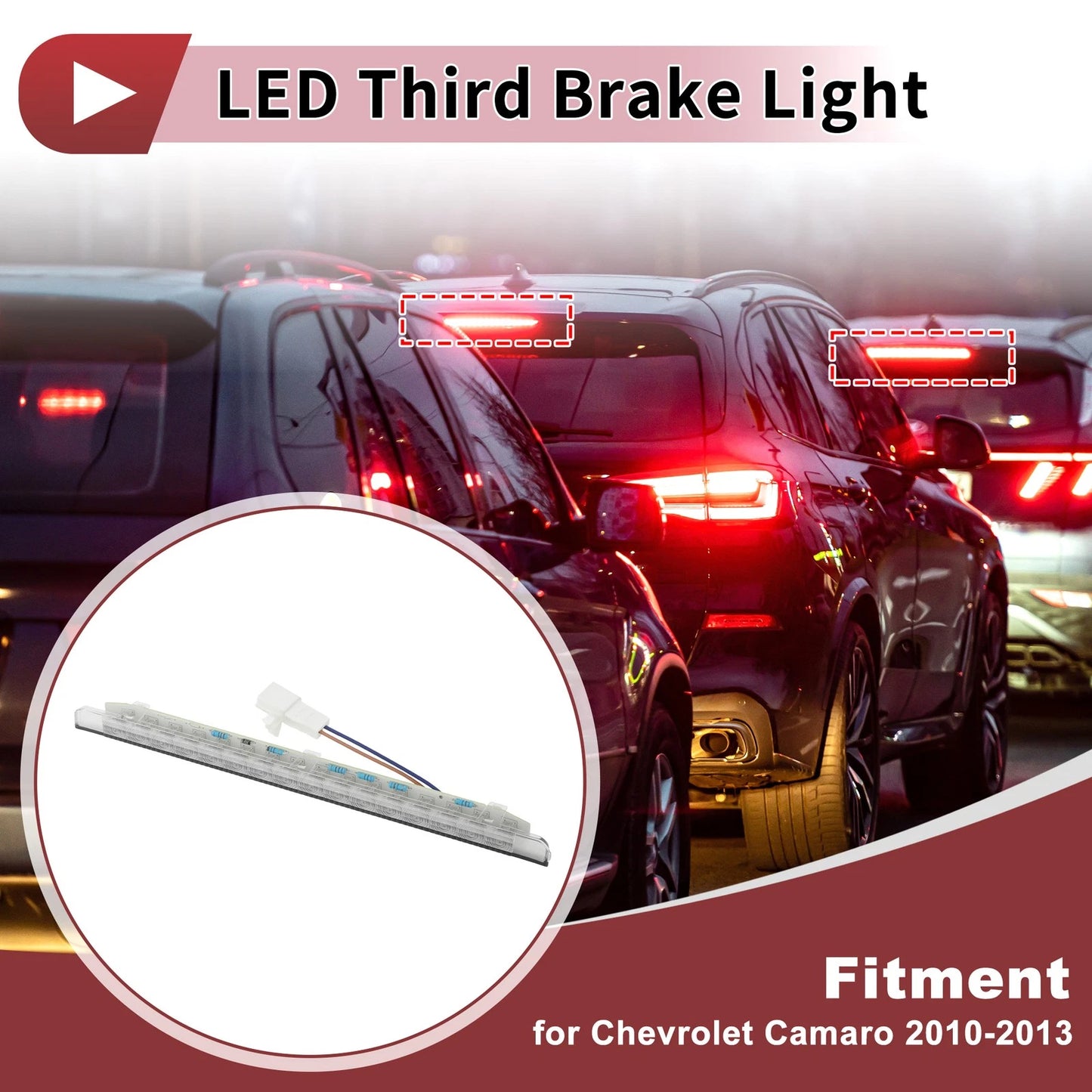 LED Third Brake Light for Chevrolet Camaro (2010–2013) 22854063