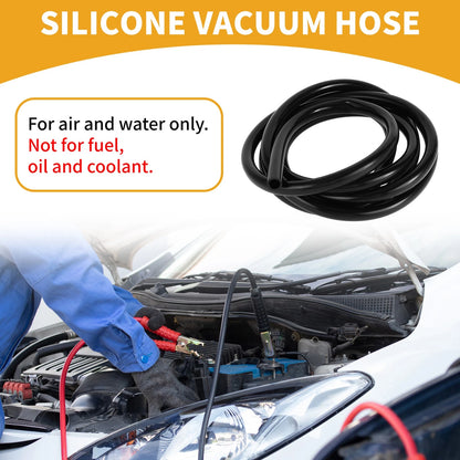 Silicone Vacuum Tubing Hose 1/2" ID 10FT for Air and Water