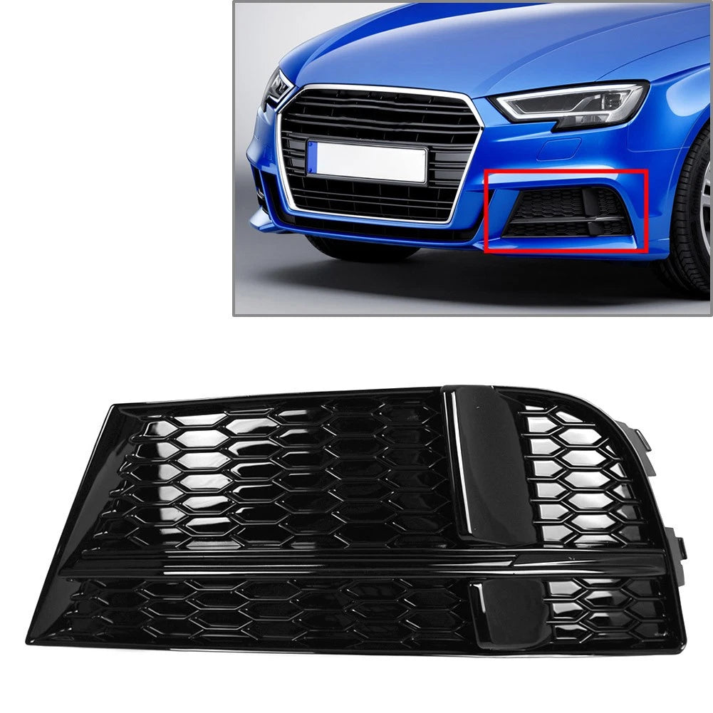 Set of 2 Front Bumper Fog Light Grilles for Audi Q5 (2013–2017)
