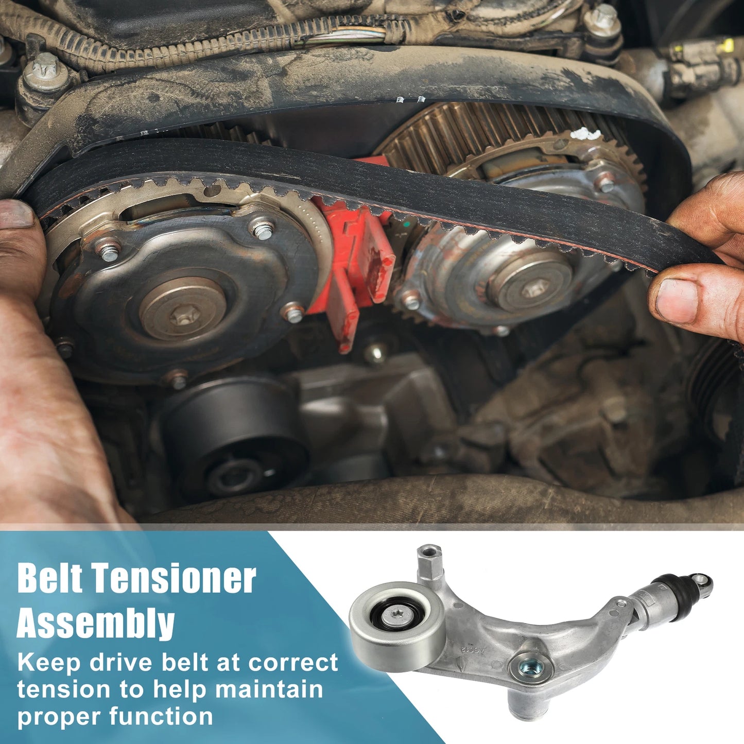 Belt Tensioner Pulley Assembly 31170RWKOO5 for Honda Civic (2007–2011)