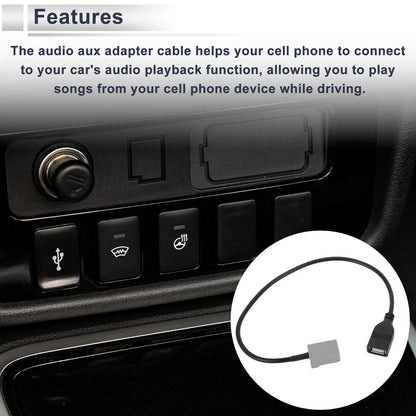 Audio Aux Adapter Cable for Honda Stereo Radio USB to MP3