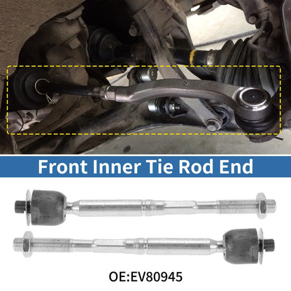 4 x Front Inner Tie Rod End Links for Toyota Highlander (2001-2023)