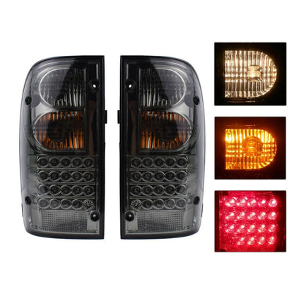 LED Tail Lights Assembly Smoke Lens Fits 1998-2004 Toyota Hilux LN145 LN147 Ute