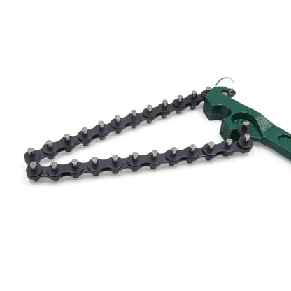 8" Oil Filter Chain Wrench Spanner Tool for Motorcycle Car