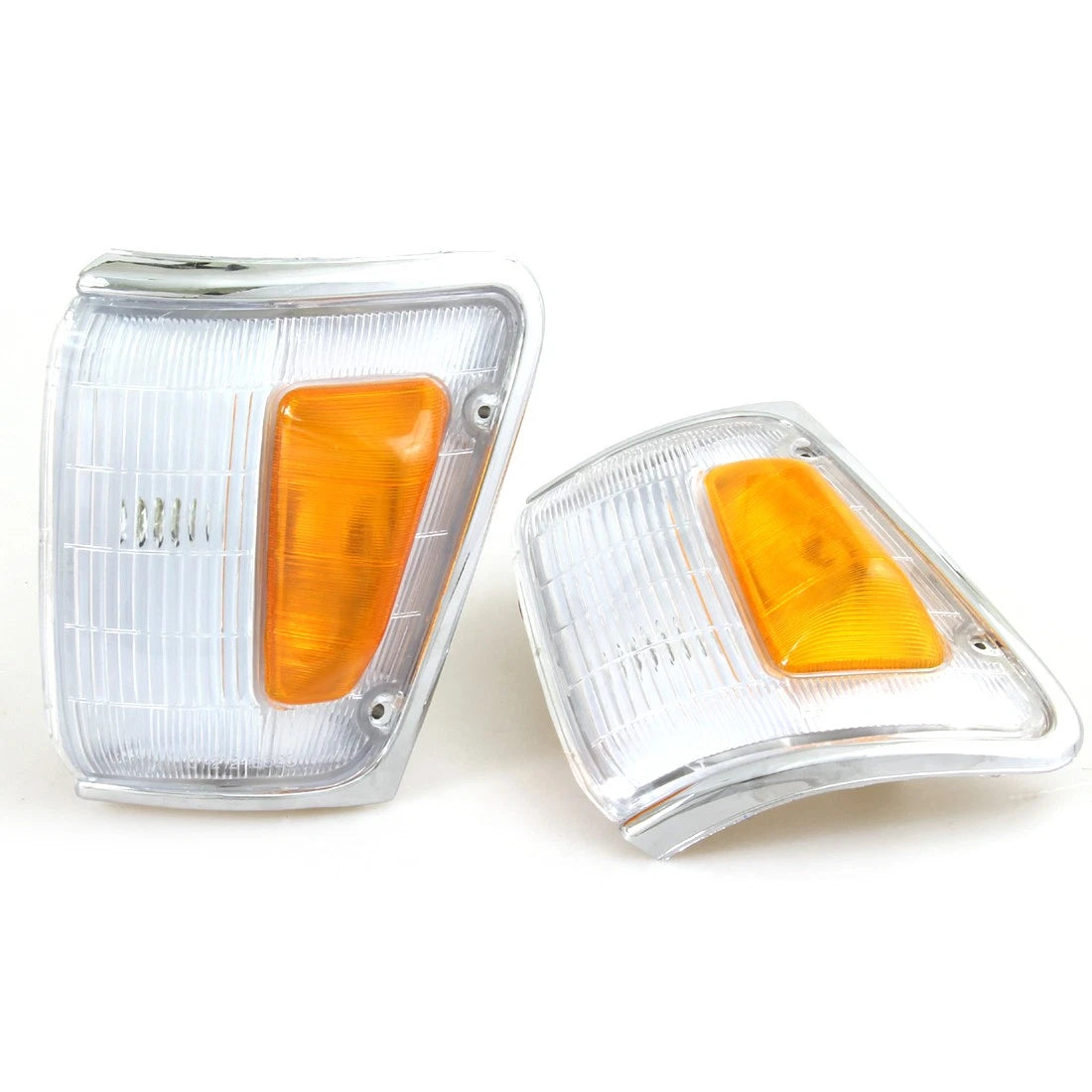 Chrome Corner Indicator Lights for Toyota Hilux RN80 RN85 RN90 (1989–2016)