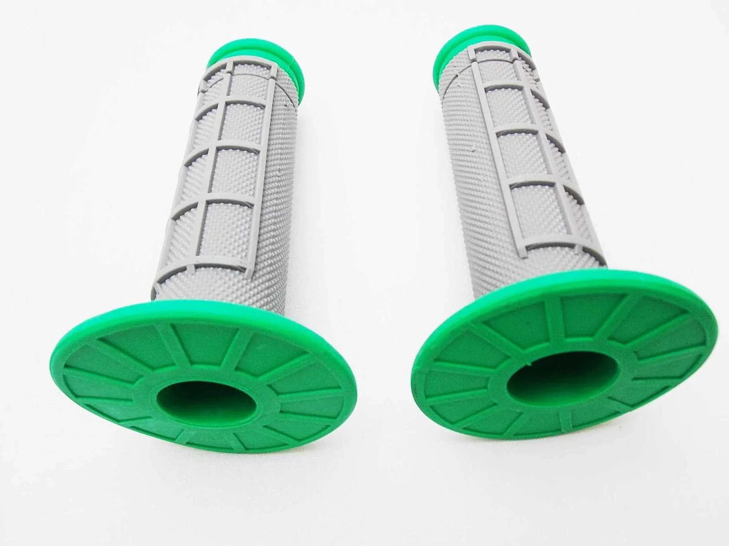 Hand Grip Set for Honda CRF125 Green Grey (No Year Specified)
