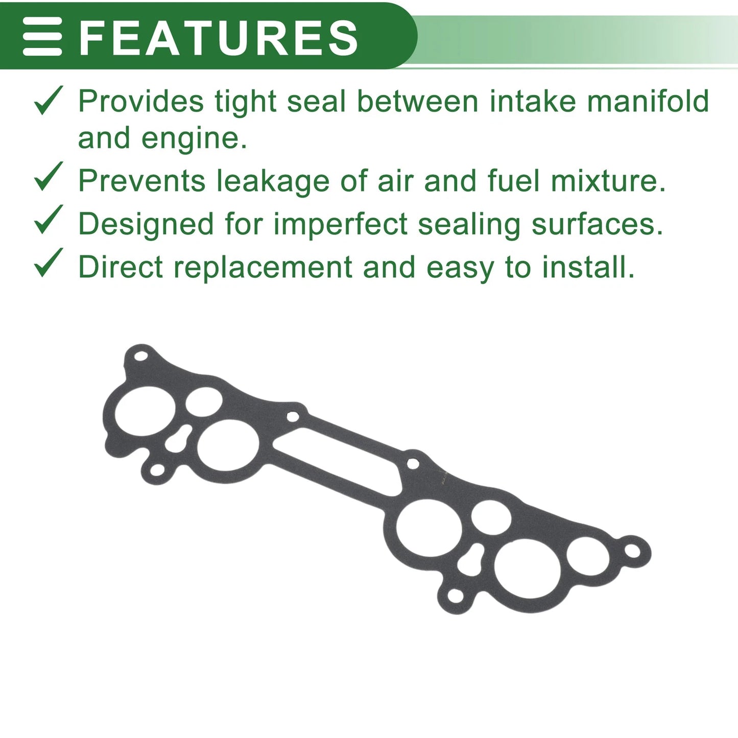 Engine Intake Manifold Gasket for Mazda 626 (1987–1989) No.F80113111