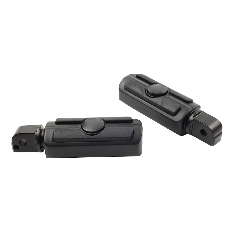 Rear Passenger Foot Pegs for Harley Softail Deluxe Fat Bob (2018-2023) Black