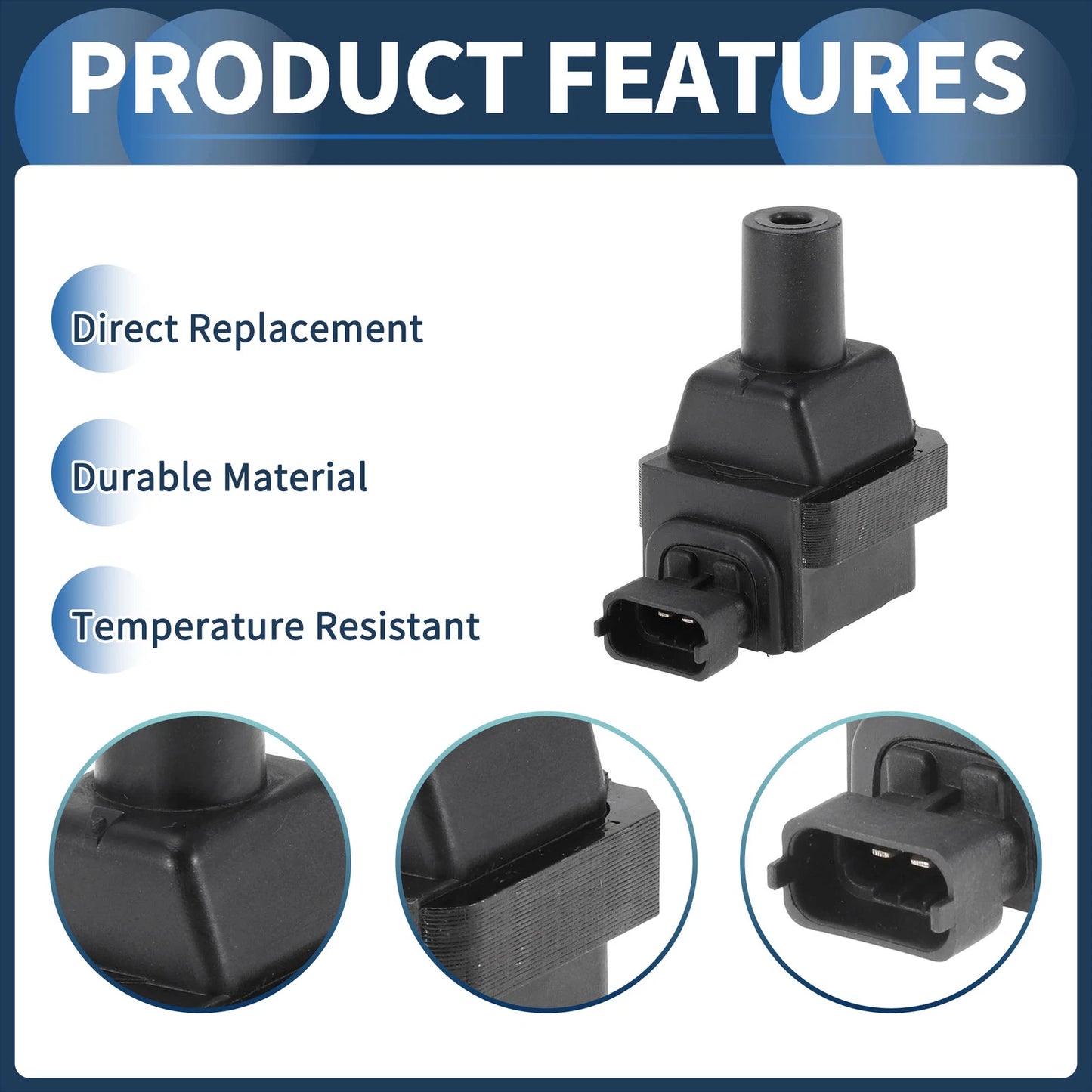 Ignition Coil Pack No.A0001587203 for Mercedes-Benz CL600 (1998–1999)