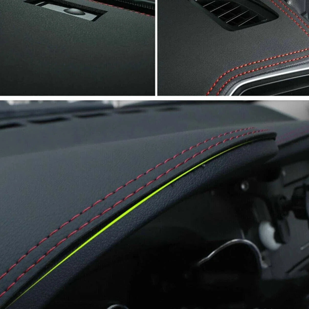 Leather Dashboard Cover Mat for Hyundai Sonata (2011–2014)