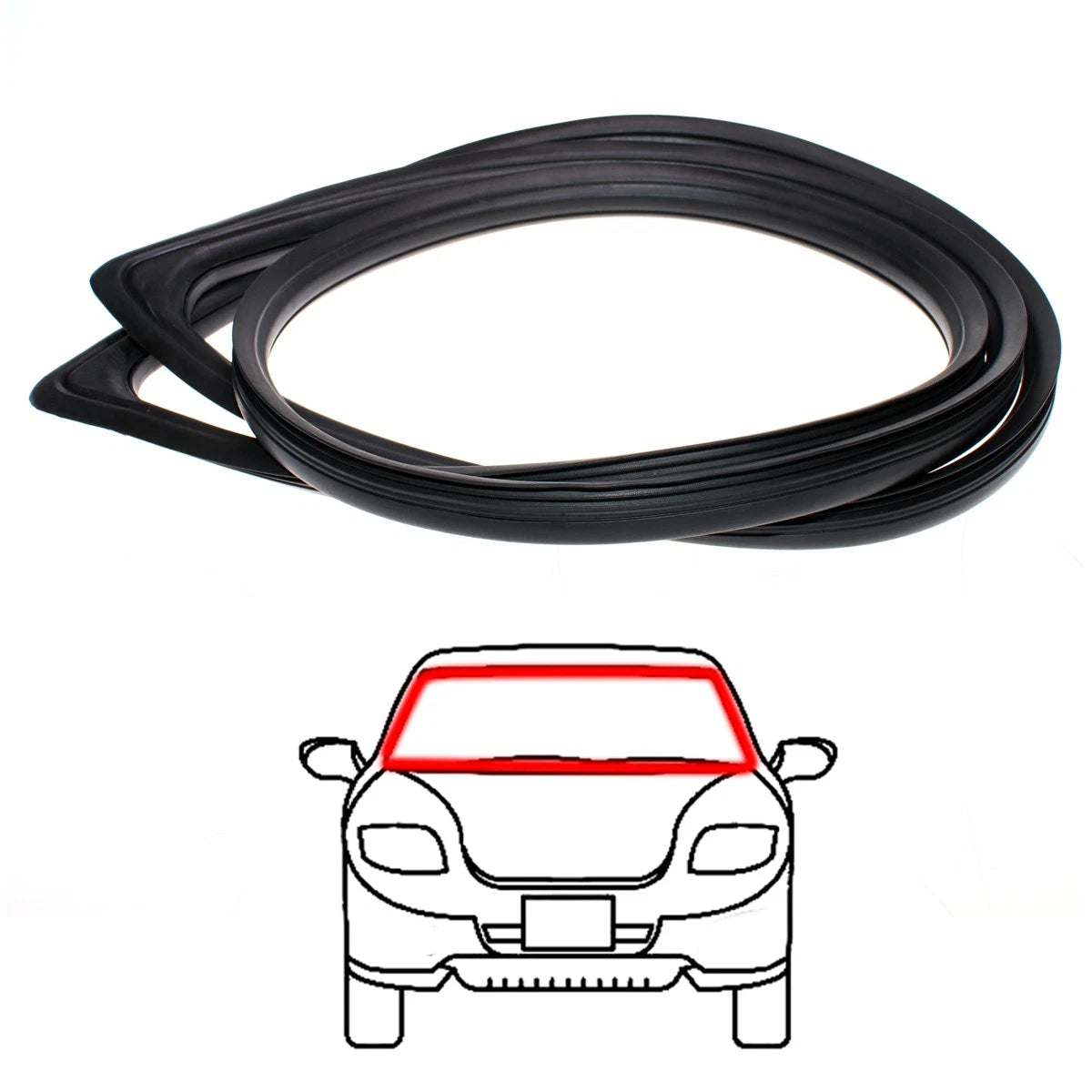 Windshield Weatherstrip for Toyota HiAce Commuter H50 LH60 YH53 (1971–1979)