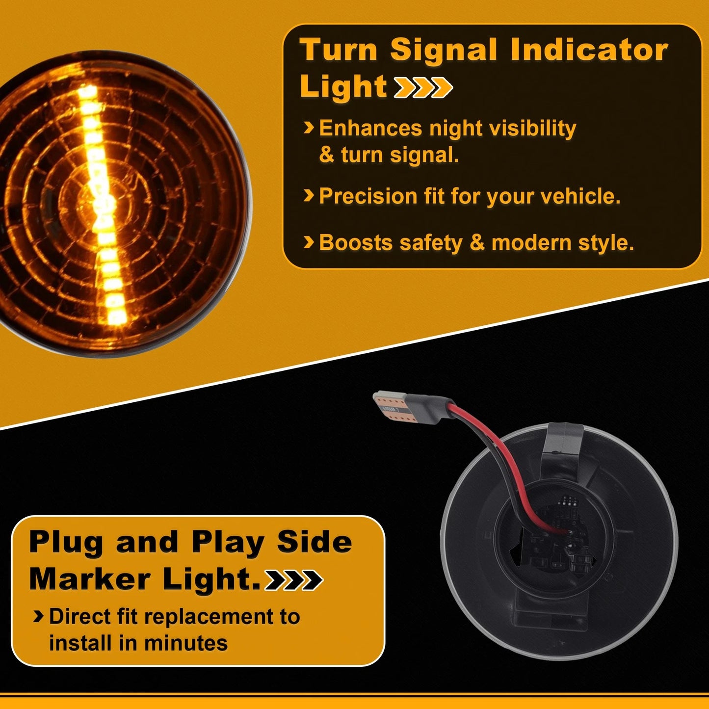 Side Marker Fender Light N00151120K for Mazda MX-5 (1989–2005)