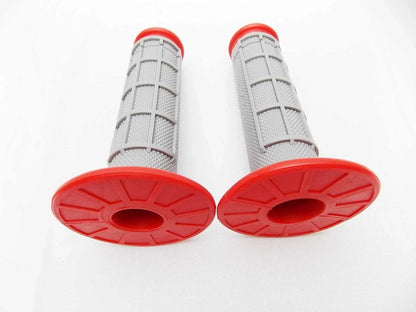Red Grey Hand Grip Set for Suzuki RM80