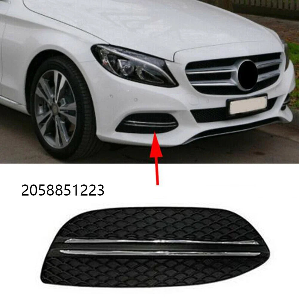 Right Fog Light Air Vent Grille Cover for Benz C Class W205 C180 C200 (2015-2021)