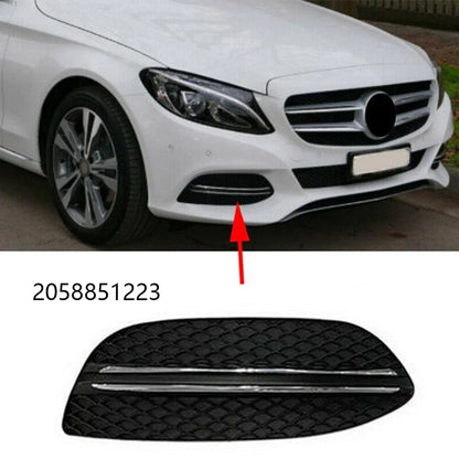 Right Fog Light Air Vent Grille Cover for Benz C Class W205 C180 C200 (2015-2021)