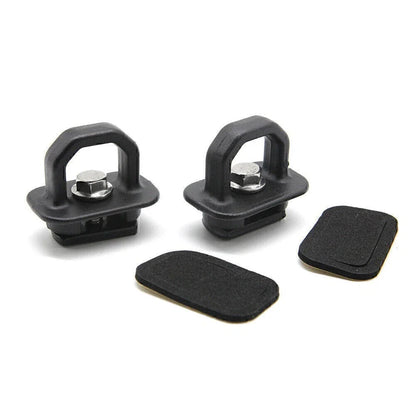 Tie Down Anchors Hooks for Chevy Silverado Pickup Trucks Black