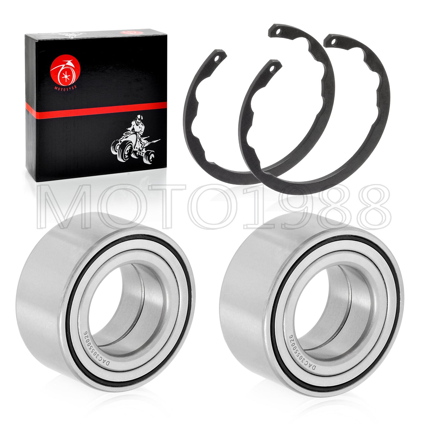 2X Front Wheel Bearings for Kawasaki Brute Force 650 700 (2005–2021)
