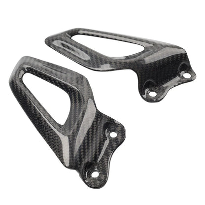 Carbon Fiber Rearset Footrest Plate Heel Guard for BMW S1000RR, M1000RR (19-24)