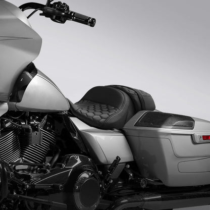 Rider & Passenger Seats for Harley CVO Street Glide Black (2023-2024)