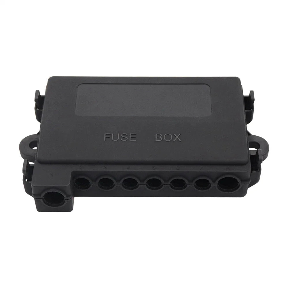 7 Way Fuse Box Power Distribution Assembly for Car (1 in 7 Out)