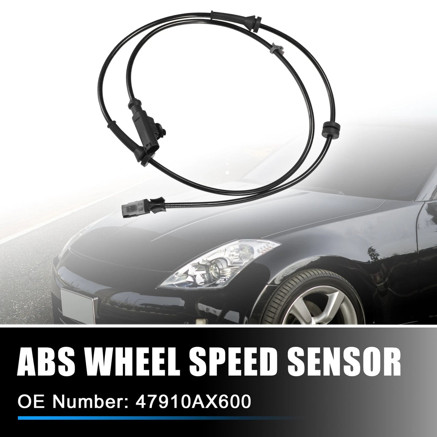 ABS Wheel Speed Sensor Set of 2 for Nissan Mk3 (2003–2010) No. 47910AX600