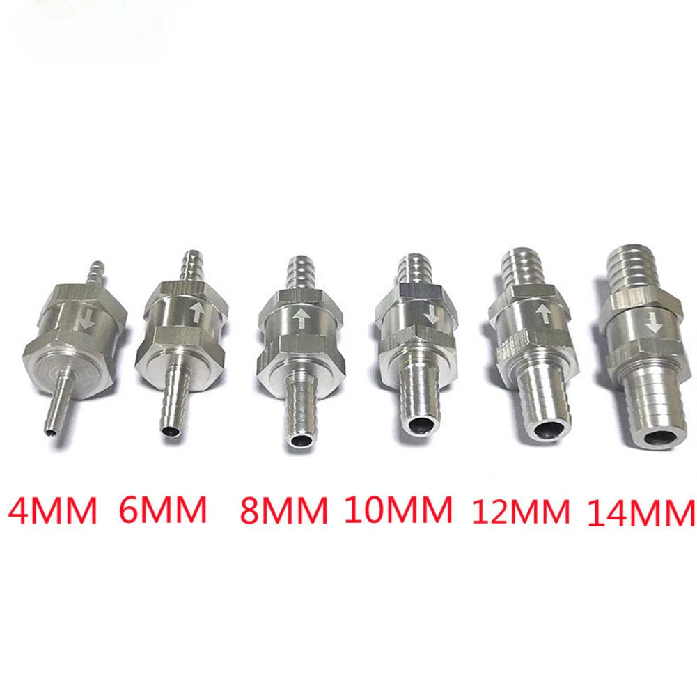 8mm One Way Check Valve Non Return for Gas Diesel Fuel