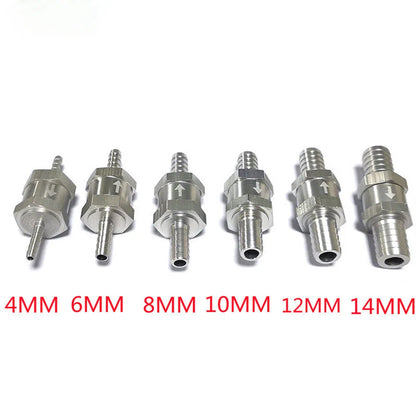 8mm One Way Check Valve Non Return for Gas Diesel Fuel