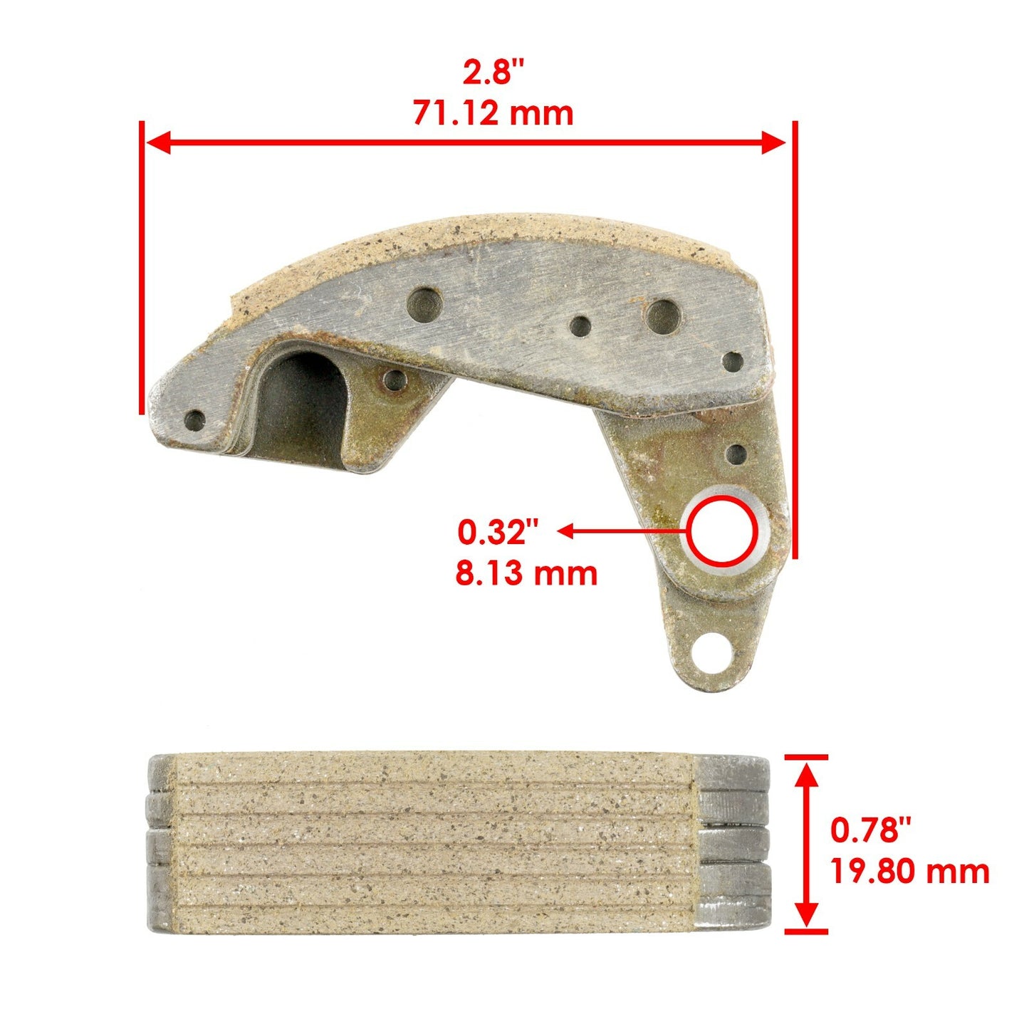 Wet Clutch Centrifugal Carrier Weight Set for Kawasaki Bayou 300 (1988–2004)