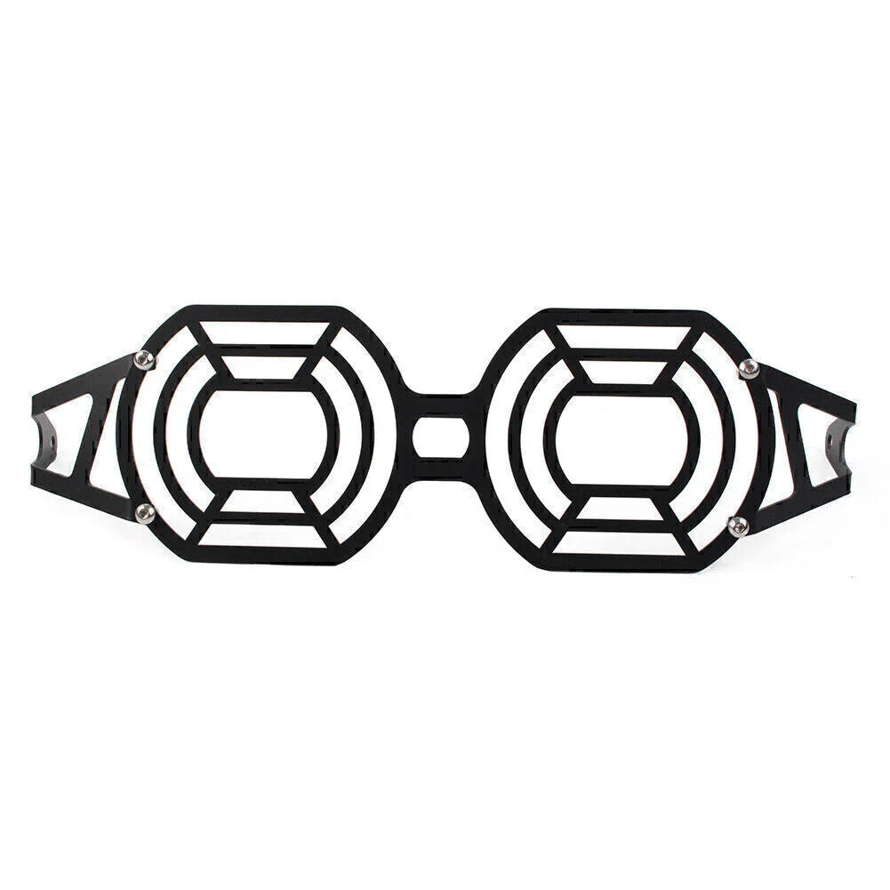Black Iron Front Headlight Grille Guard for Moto Guzzi V85 TT (2018-2022)