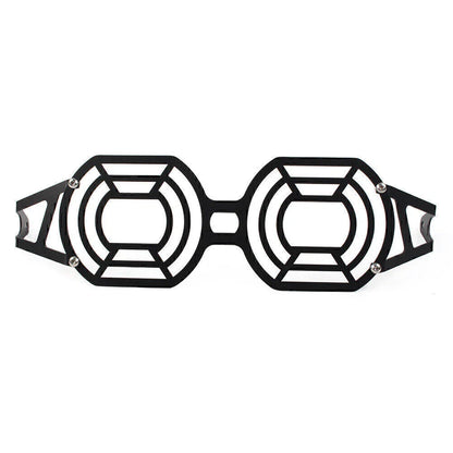 Black Iron Front Headlight Grille Guard for Moto Guzzi V85 TT (2018-2022)