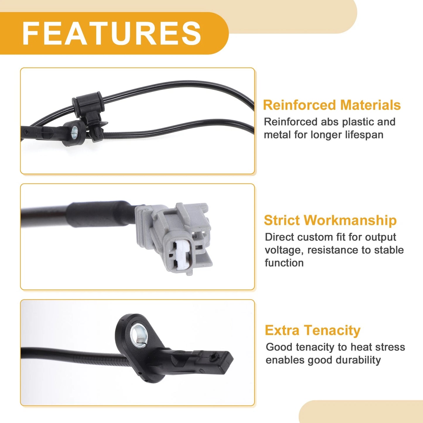 ABS Wheel Speed Sensor No. 27540AJ020 for Subaru Legacy (2005–2009) Rear Right