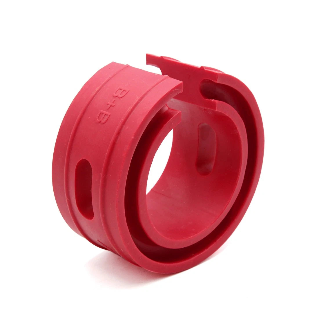 2pcs Rubber Shock Buffer for Car (Type-B+, Red)