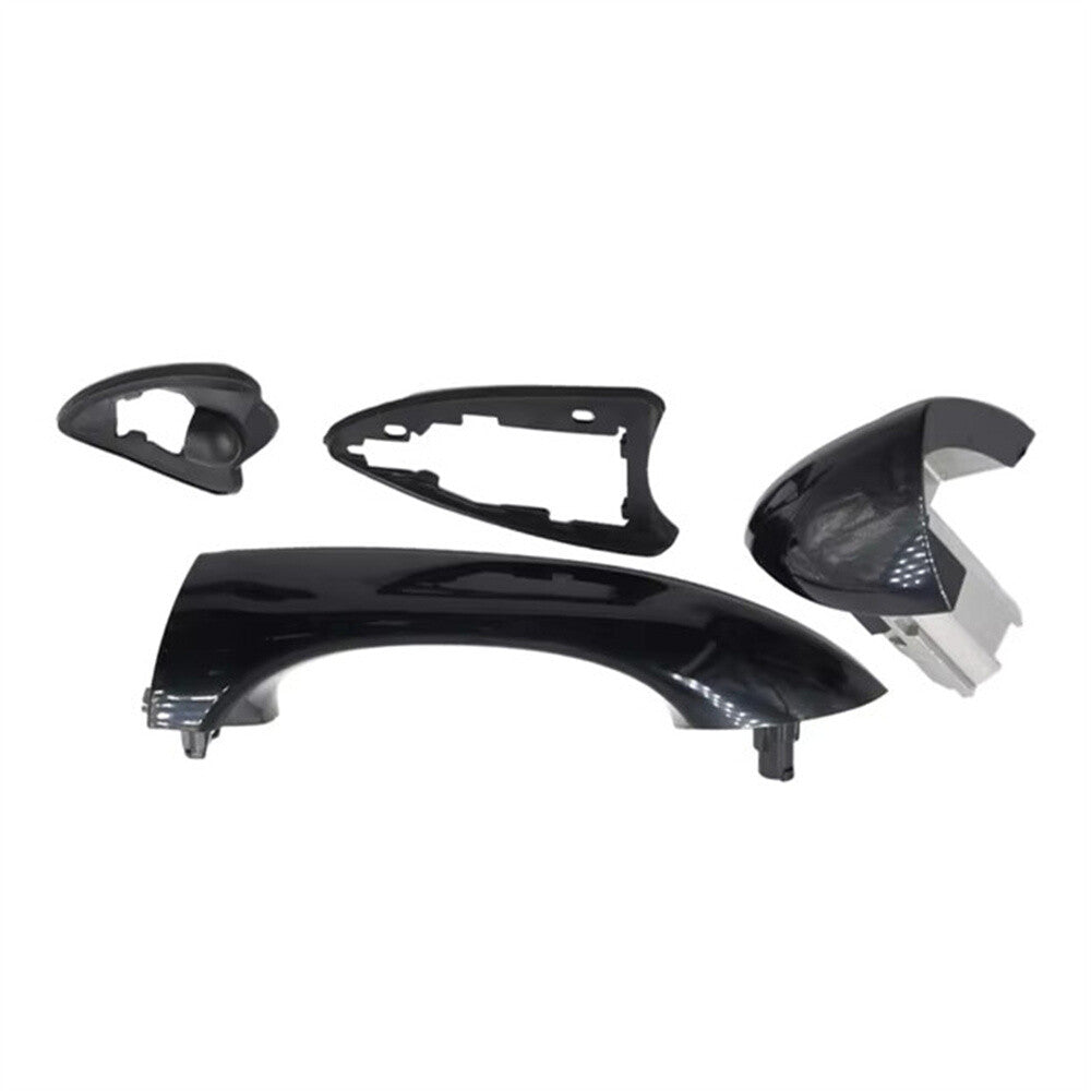 Set of 4 Exterior Door Handles for BMW X5 E53 (2000–2006) Bright Black