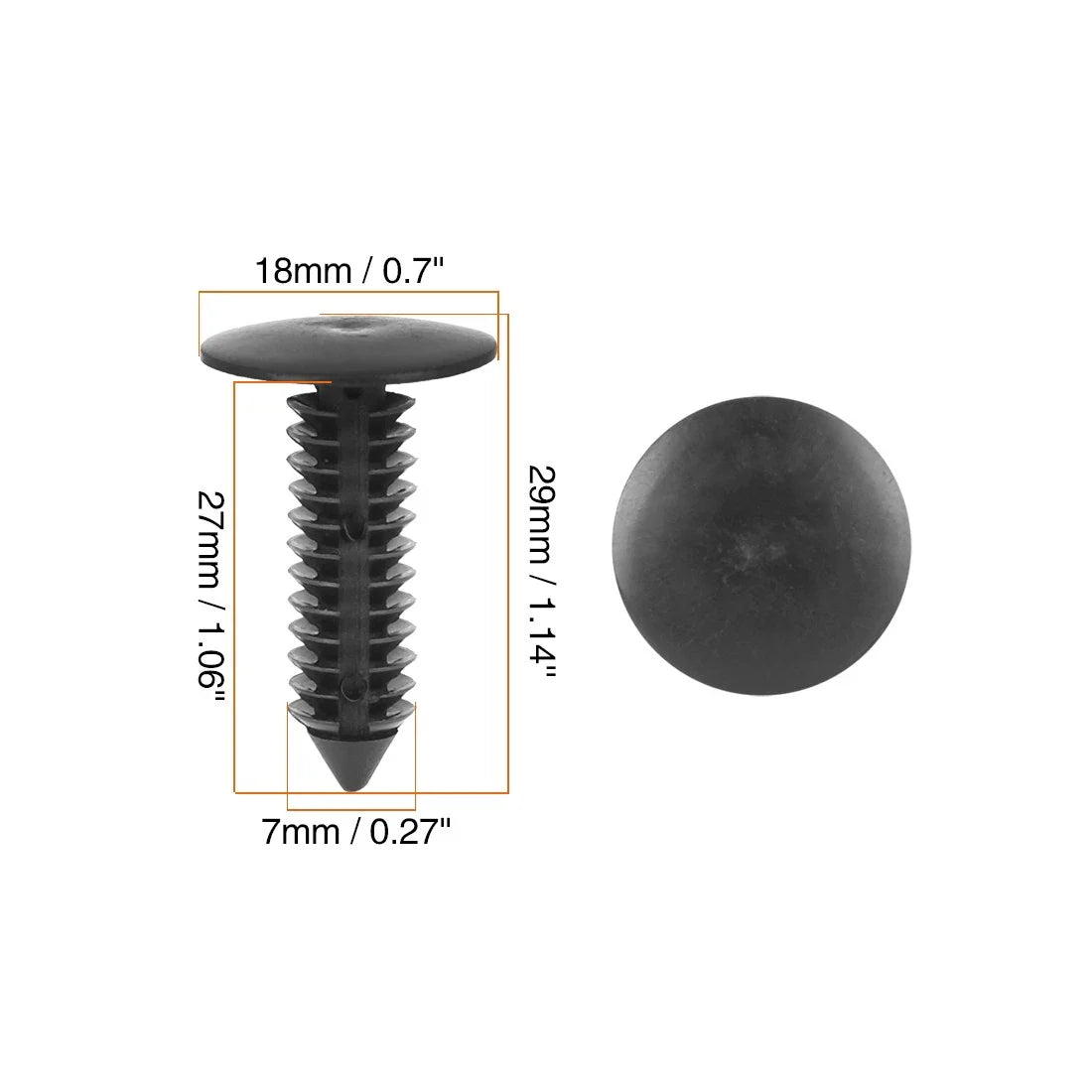 30 x Plastic Retainer Bumper Rivets for Honda Civic Accord (2001-2023)